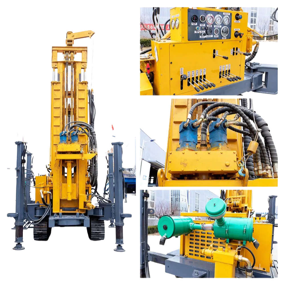 Crawler Hydraulic DTH Drilling Rig HQZ Series for Quarry Blast Hole Drilling 260-300m Depth
