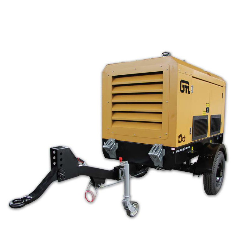 7bar 5.18m³/min MDS185-FF Portable Diesel Air Compressor with Vertical Oil Tank and 50°C Radiator