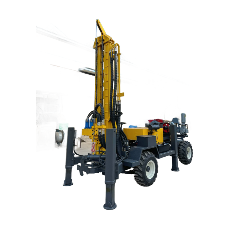 High Efficiency WH260 Crawler Mounted Water Well Drilling Machine with 3.3m Advance Length