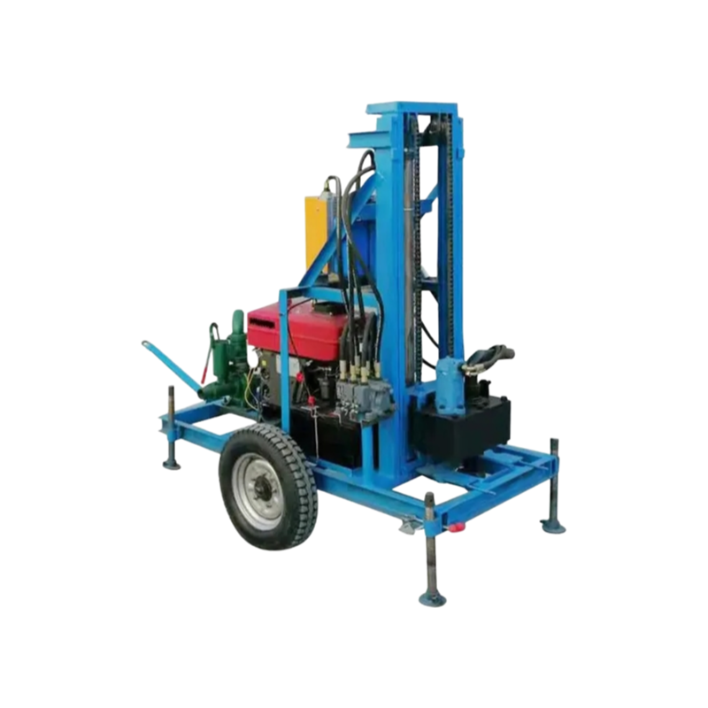 High-Performance Crawler Drilling Rig for Medium Hard Rock with 100m Depth Capacity