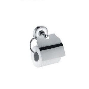 Polished Chrome Art Deco Bathroom Fixtures - Durable Stainless Steel Towel Rings & Tissue Box Holders