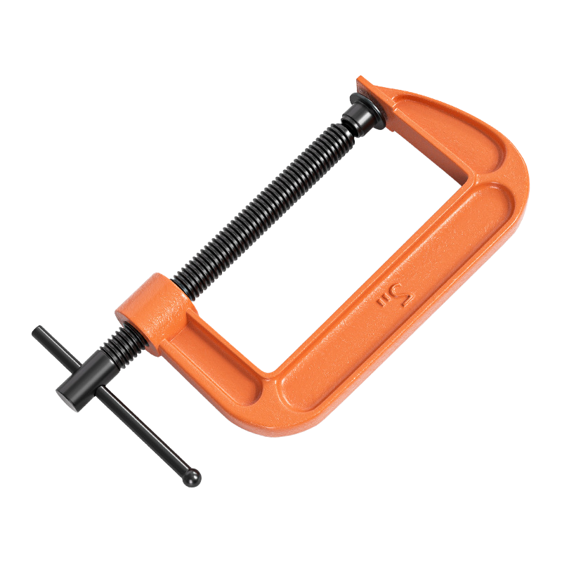 Durable Alligator Shape G-Clamps with Epoxy Coating for Professional Woodworking Tools