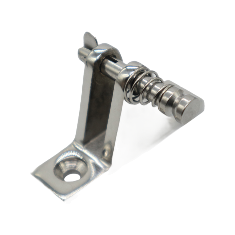 Heavy Duty 316 Stainless Steel Bimini Top Deck Hinge with Quick Release Pins for Marine Use