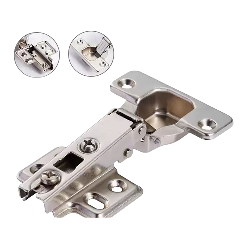 Bulk Order Nickel Plated Iron Cabinet Hinge with Clip-on Installation Feature