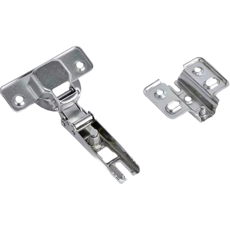 Bulk Order Nickel Plated Iron Cabinet Hinge with Clip-on Installation Feature