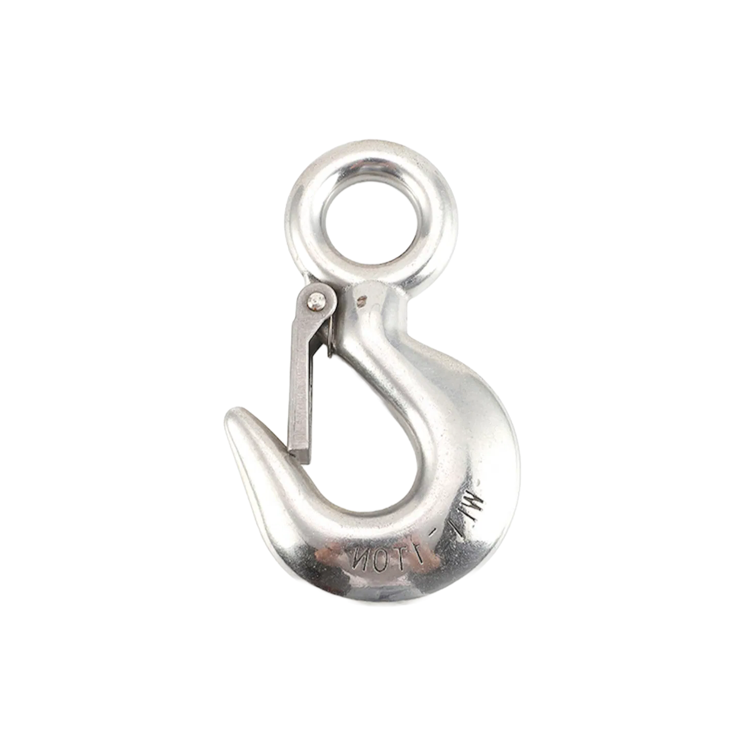 Customizable Alloy Steel Swivel Eye Hook with Safety Latch for Marine Use
