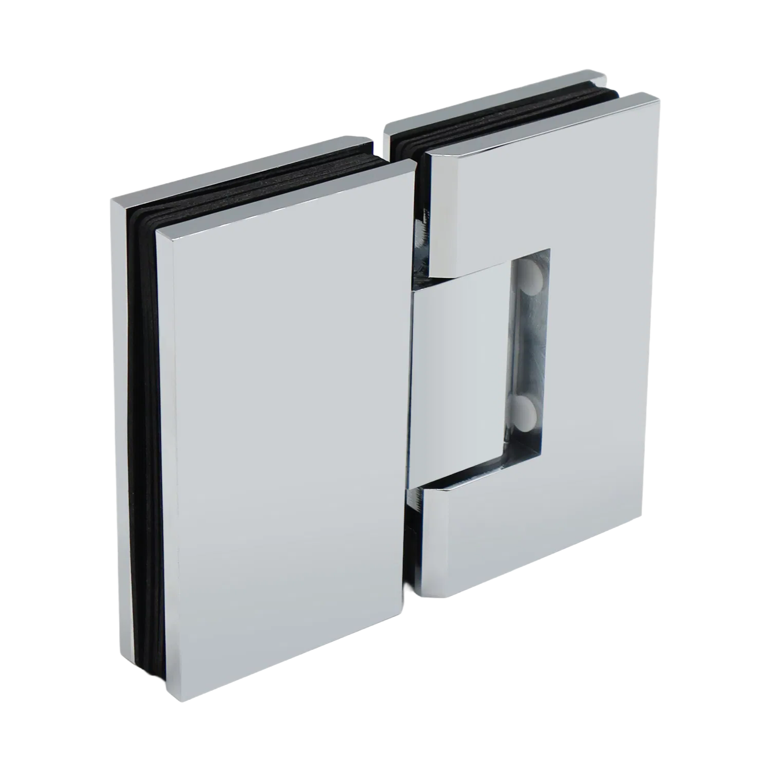 Stainless Steel Gold 180 Degree Glass to Glass Shower Door Hinge Factory Supply Wholesale Customizable for 8 - 12mm Tempered Glass