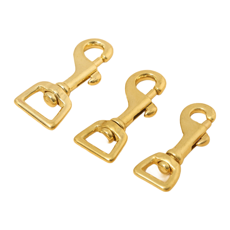 Eco-Friendly Nickel-Free Copper Snap Hook Buckles for DIY Bag Accessories Wholesale