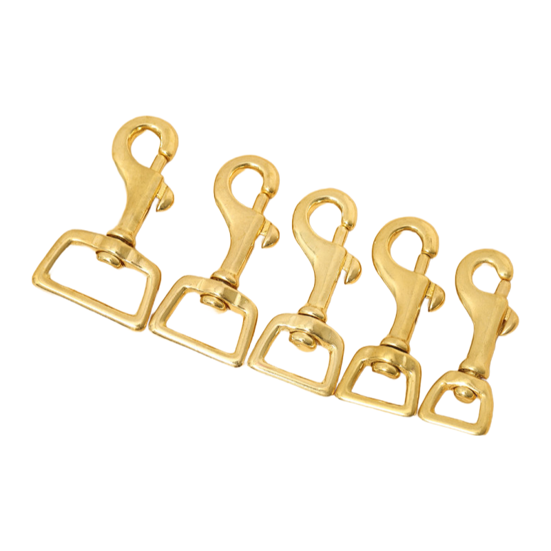 Eco-Friendly Nickel-Free Copper Snap Hook Buckles for DIY Bag Accessories Wholesale