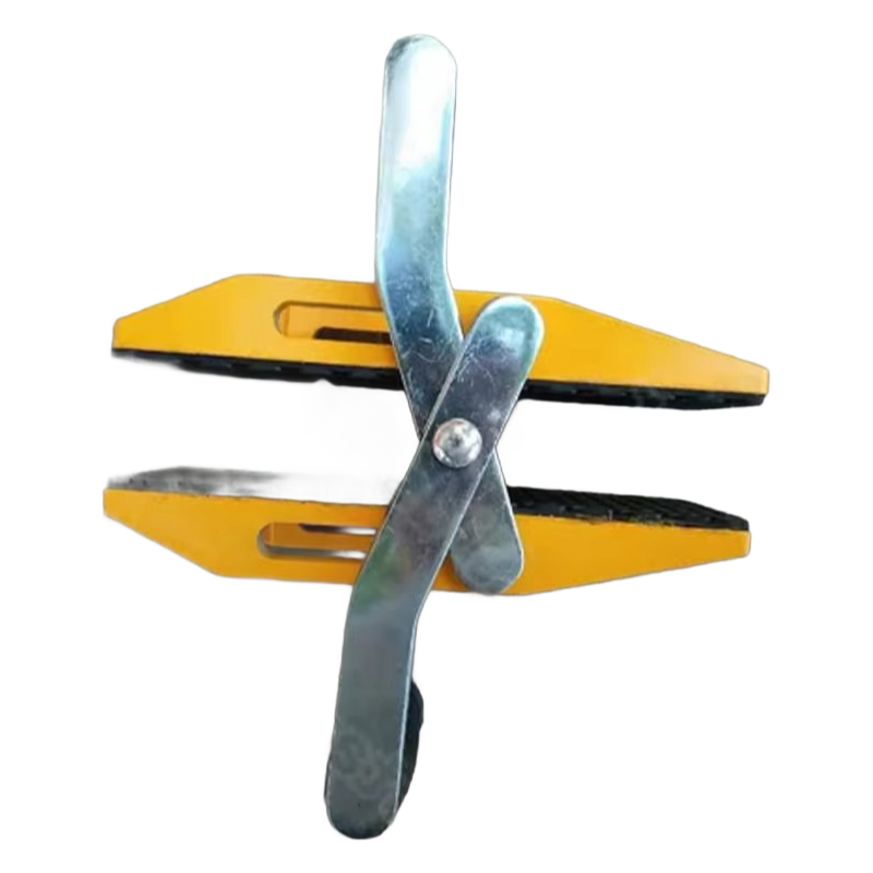 Industrial Grade Rubber Coated Slab Clamp 4.5mm Thickness for Secure Material Transport