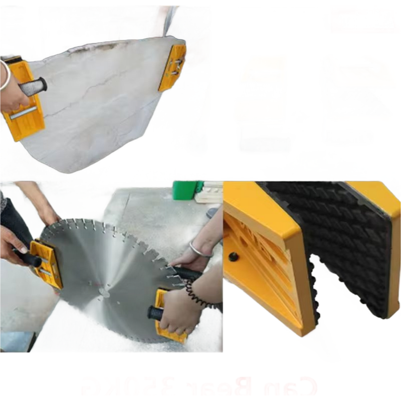 Industrial Grade Rubber Coated Slab Clamp 4.5mm Thickness for Secure Material Transport