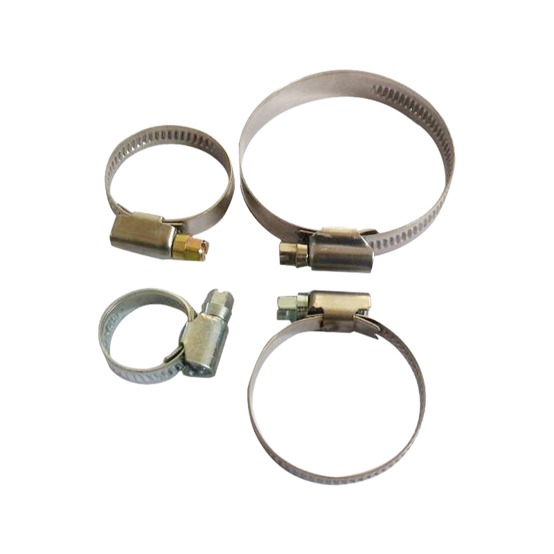 Factory Supply Insert Spring Hose Clamp with Non-Perforated Band and Hex Head Screw