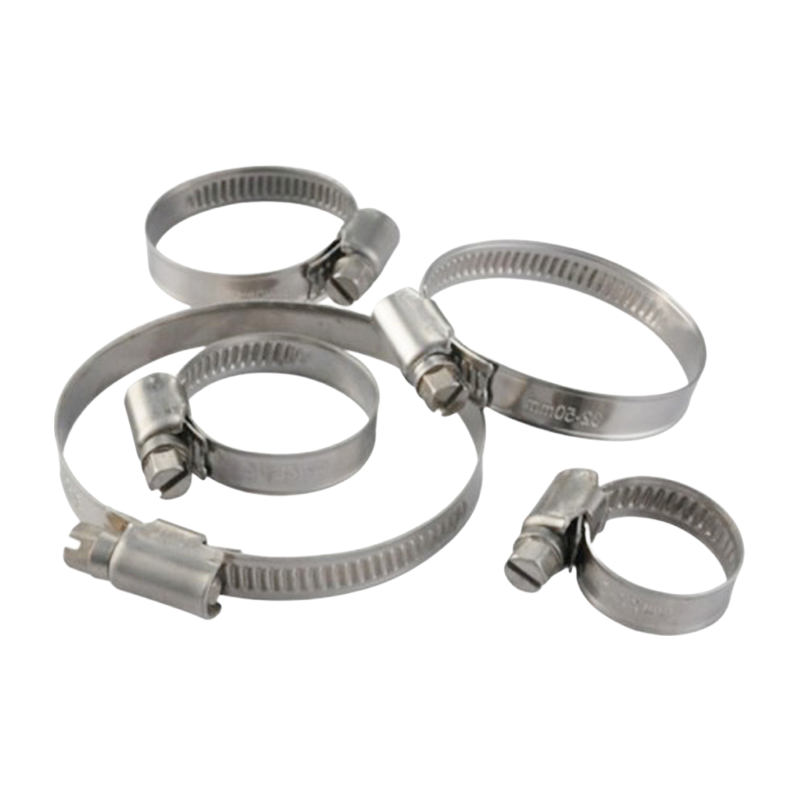 Factory Supply Insert Spring Hose Clamp with Non-Perforated Band and Hex Head Screw