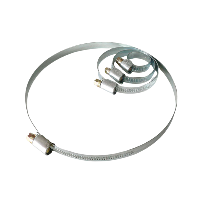 Factory Supply Insert Spring Hose Clamp with Non-Perforated Band and Hex Head Screw