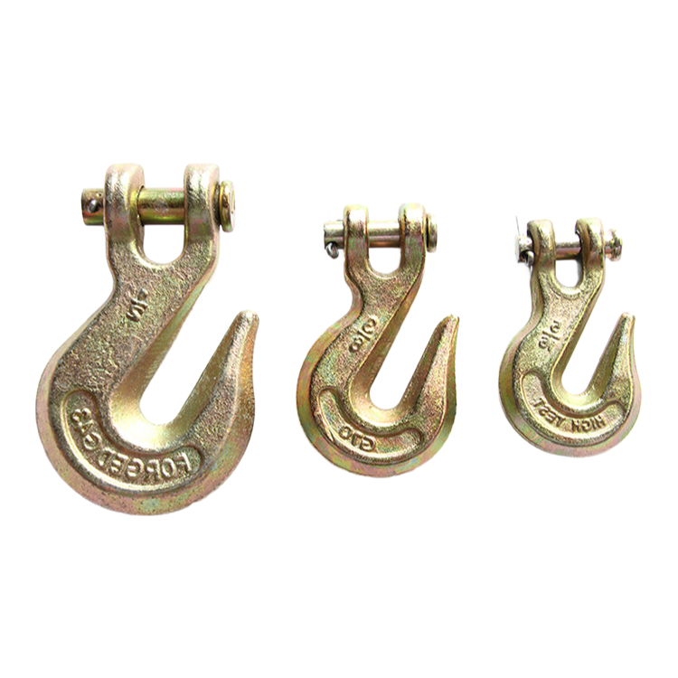 Industrial Grade G80 Forged Steel Clevis Grab Hook - Quenched and Tempered