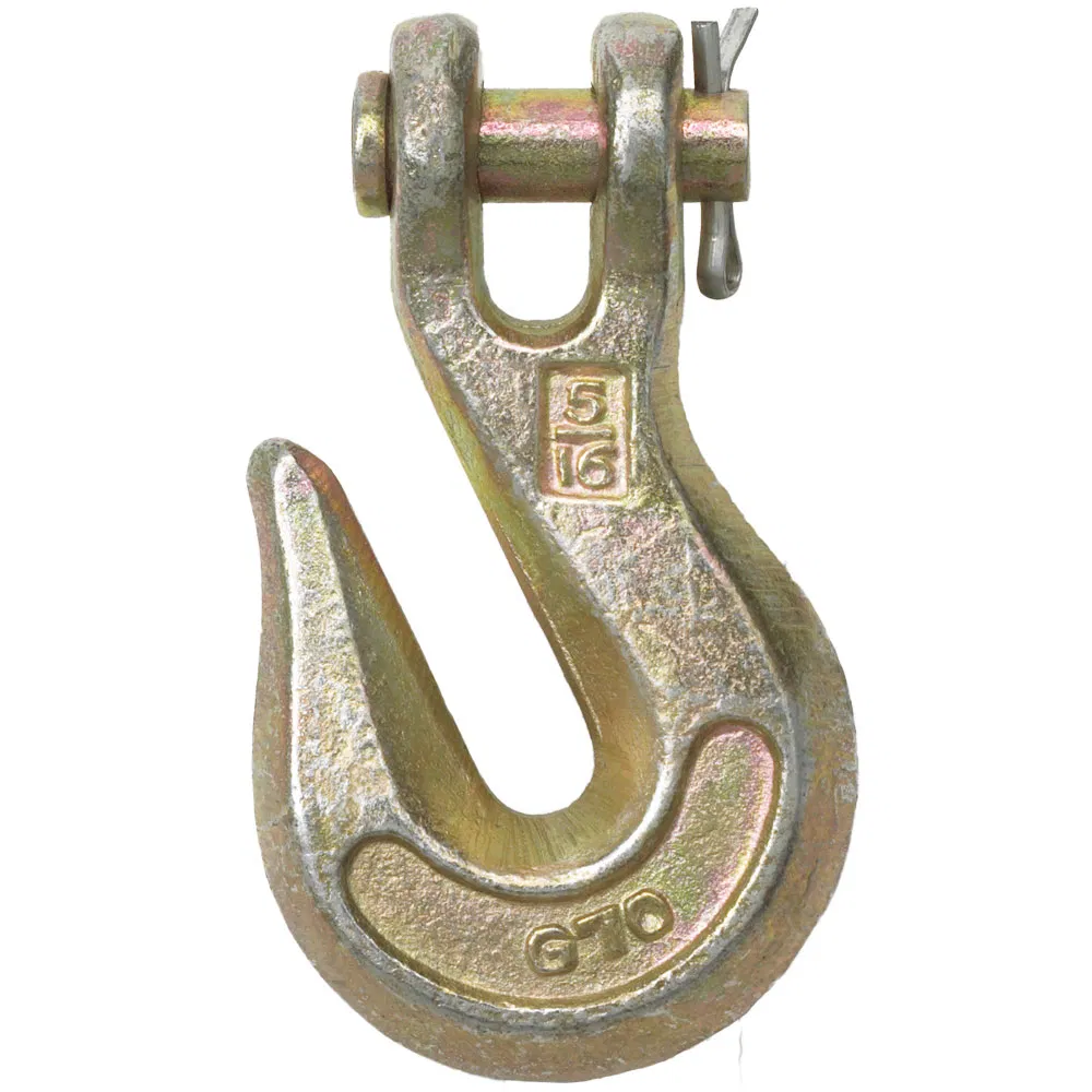 Industrial Grade G80 Forged Steel Clevis Grab Hook - Quenched and Tempered