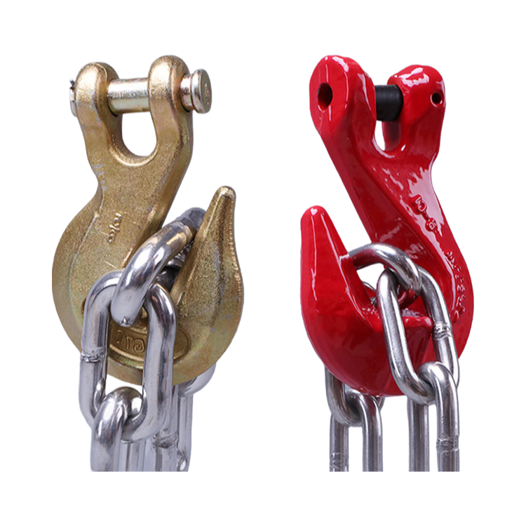 Industrial Grade G80 Forged Steel Clevis Grab Hook - Quenched and Tempered