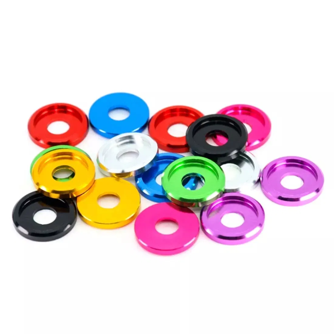 Custom Color Anodized Aluminum Washers DIN/ANSI/GB Standard for Industrial Use