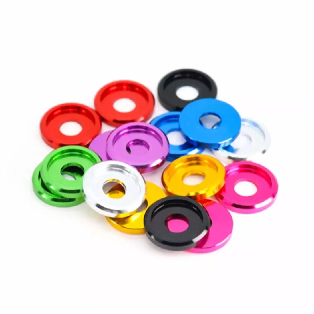 Custom Color Anodized Aluminum Washers DIN/ANSI/GB Standard for Industrial Use