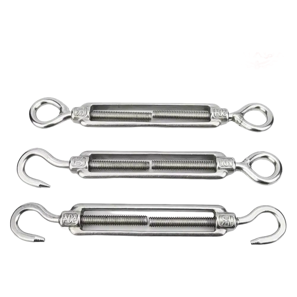 Premium Stainless Steel DIN1480 Turnbuckles - M5 to M36 Sizes for Various Applications