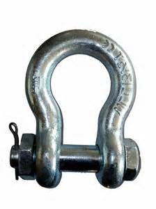 Customizable Hot Dipped Galvanized Bow Shackles G2130 for Wire Rope and Chain Fittings