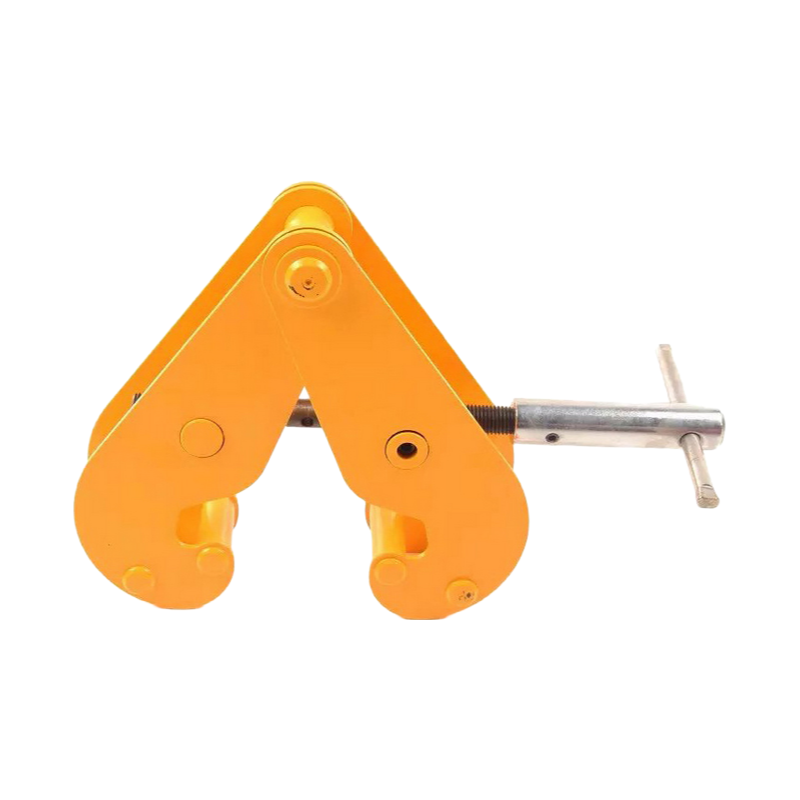 High Capacity 1 Ton Beam Clamp for Hoists - Factory Direct Supply with Shackle Option