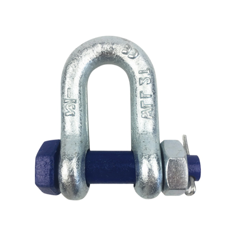 G2150 D Shackle - High Strength Alloy Steel Industrial Rigging Hardware for Heavy Loads