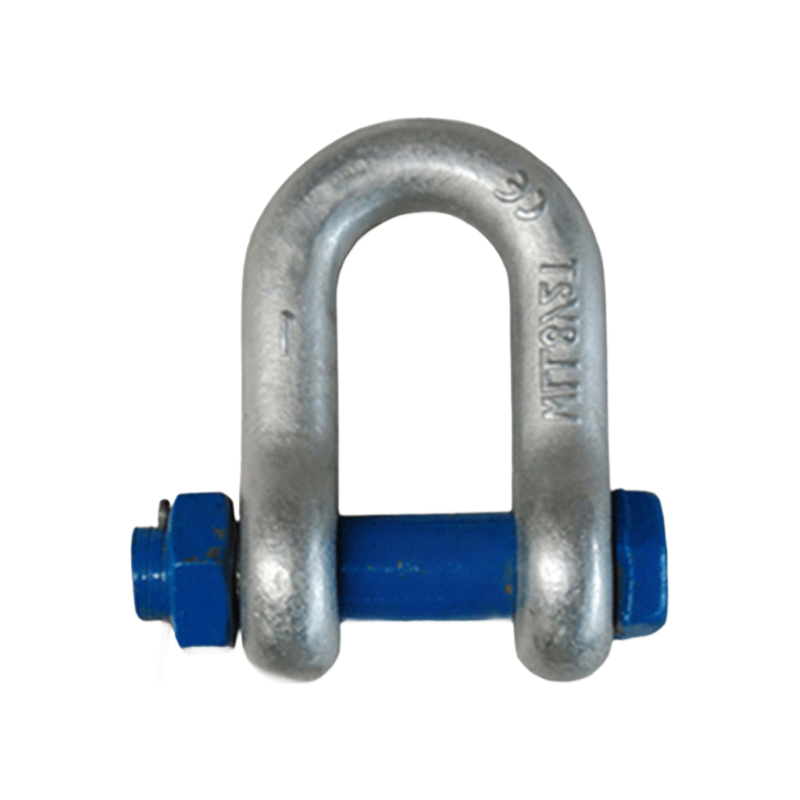 G2150 D Shackle - High Strength Alloy Steel Industrial Rigging Hardware for Heavy Loads