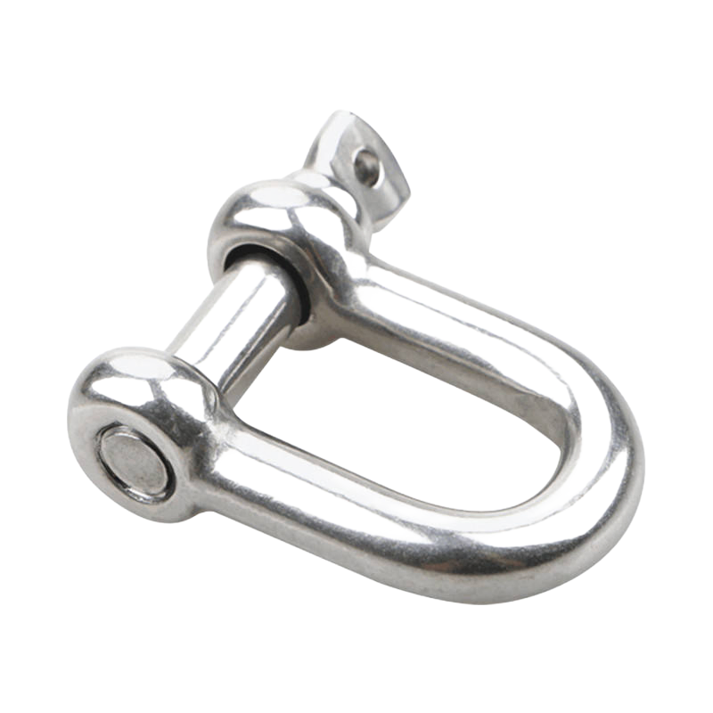 Custom 304/316 Stainless Steel Bow Shackle with Safety Bolt Pin for Marine Use