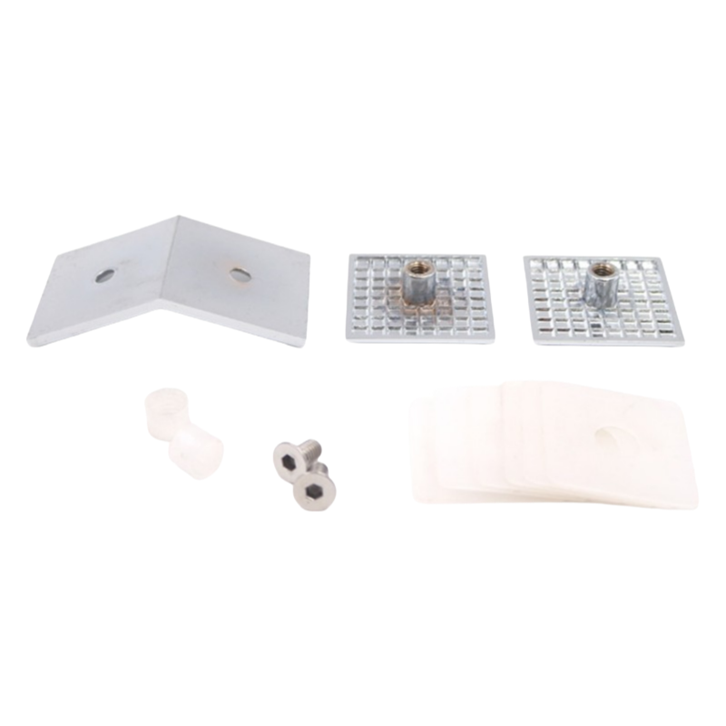 Customizable Beveled Edge Glass Door Clamp 8-10mm Thickness for Office and Home Use