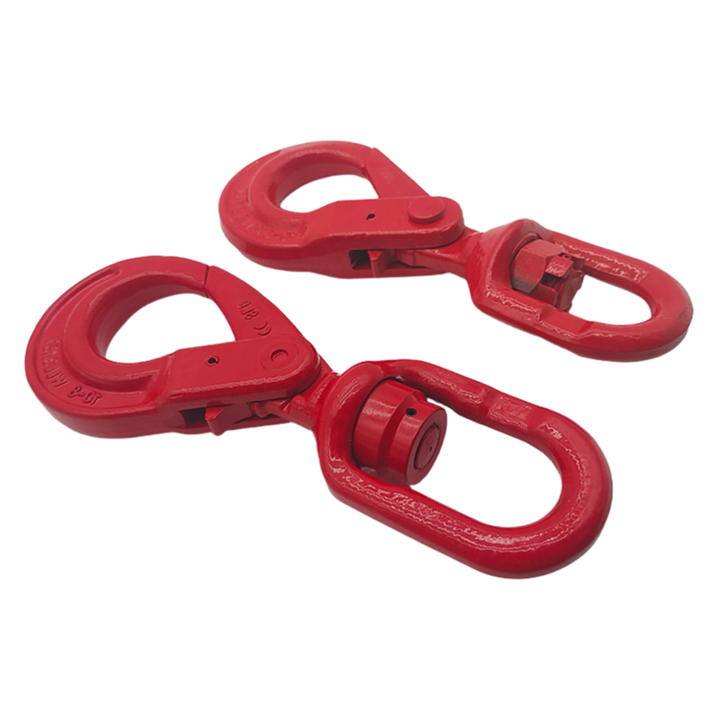 G80 Rated Swivel Self-Locking Hook - Durable Forged Steel Hook for Various Lifting Needs