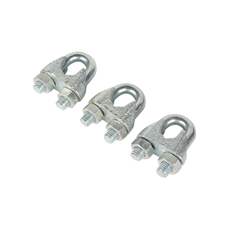 Durable Malleable Wire Rope Clip DIN741 with Electro Galvanized Finish for OEM and Bulk Orders
