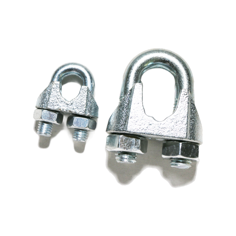 Durable Malleable Wire Rope Clip DIN741 with Electro Galvanized Finish for OEM and Bulk Orders