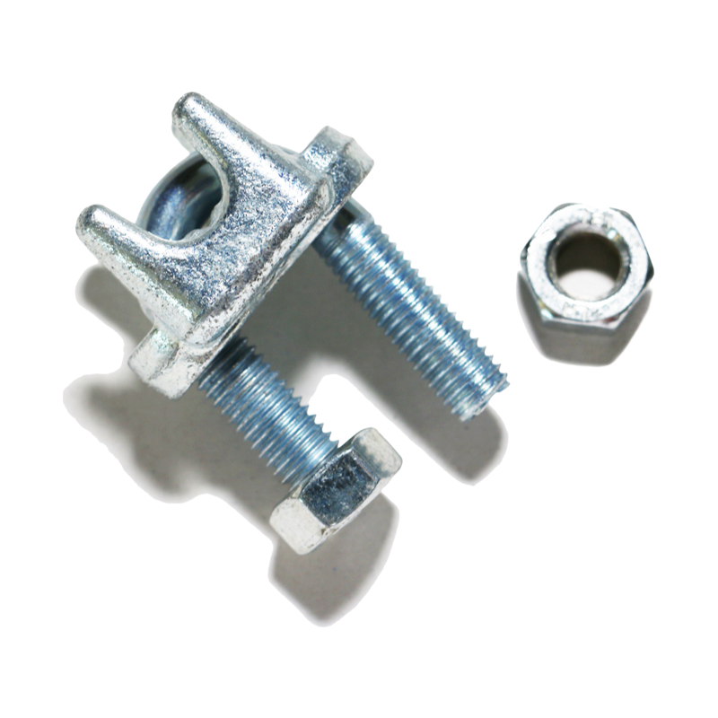 Durable Malleable Wire Rope Clip DIN741 with Electro Galvanized Finish for OEM and Bulk Orders