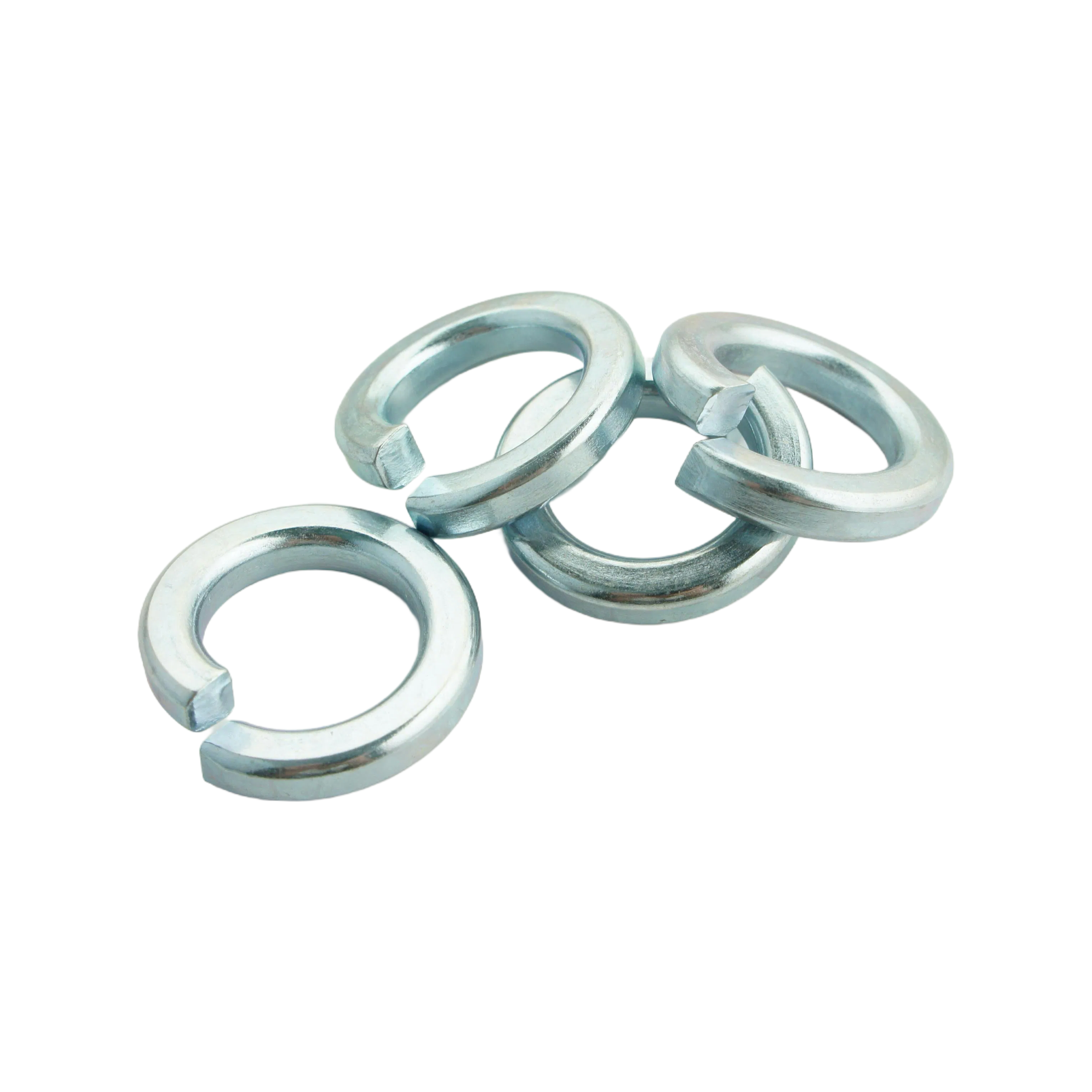 Custom Spring Lock Washers Factory - Black/Yellow Zinc Coated ANSI B18.21.1 Washers Bulk Supply