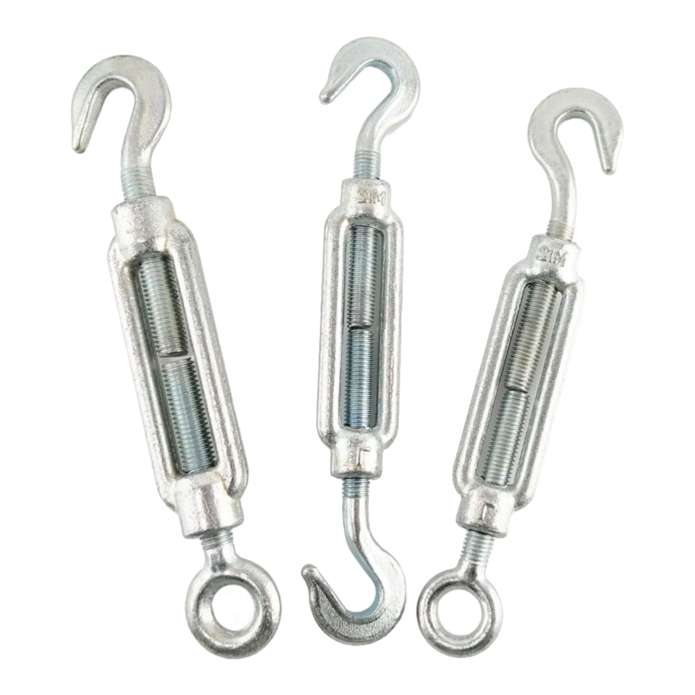 High-Quality DIN1480 Commercial Type Turnbuckles for Industrial Wire Rope Tightening 6mm-56mm