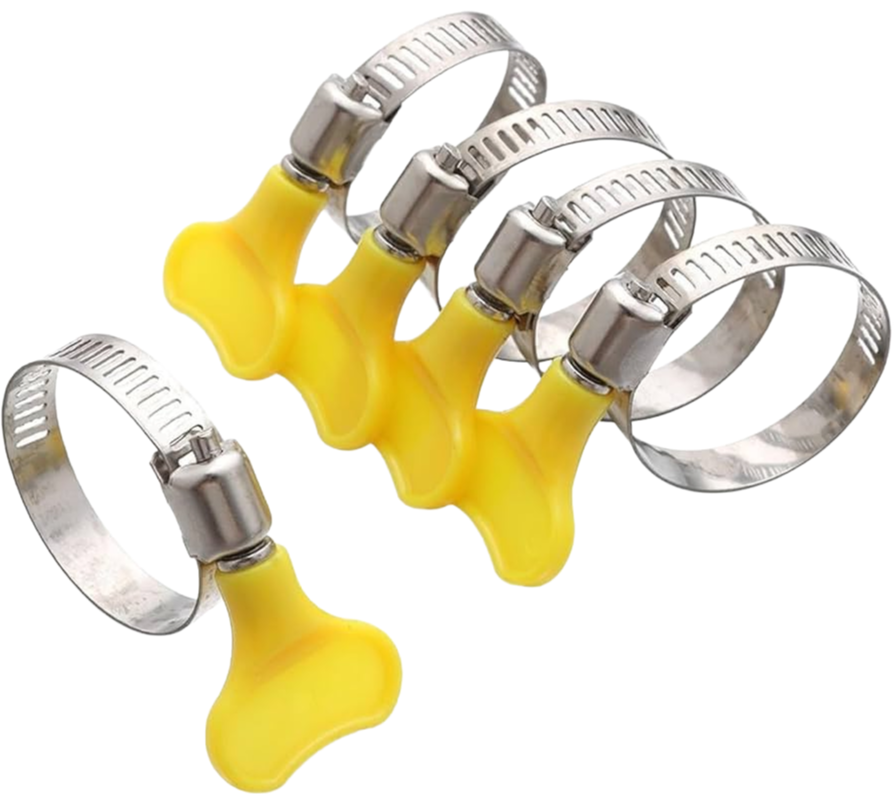 Customizable OEM Worm Drive Clamps with Plastic Handle for Various Industrial Applications