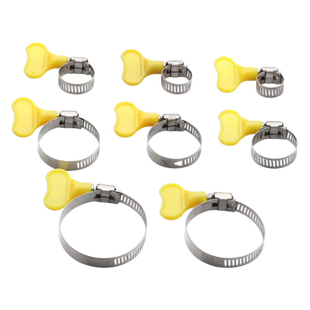 Customizable OEM Worm Drive Clamps with Plastic Handle for Various Industrial Applications