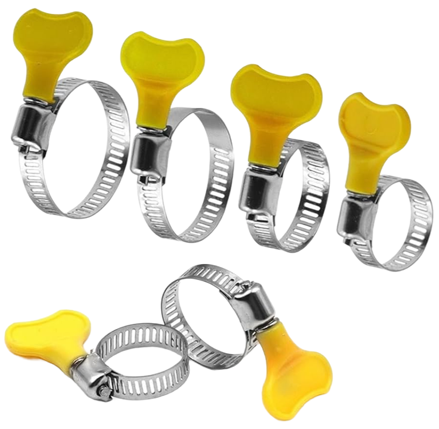 Customizable OEM Worm Drive Clamps with Plastic Handle for Various Industrial Applications