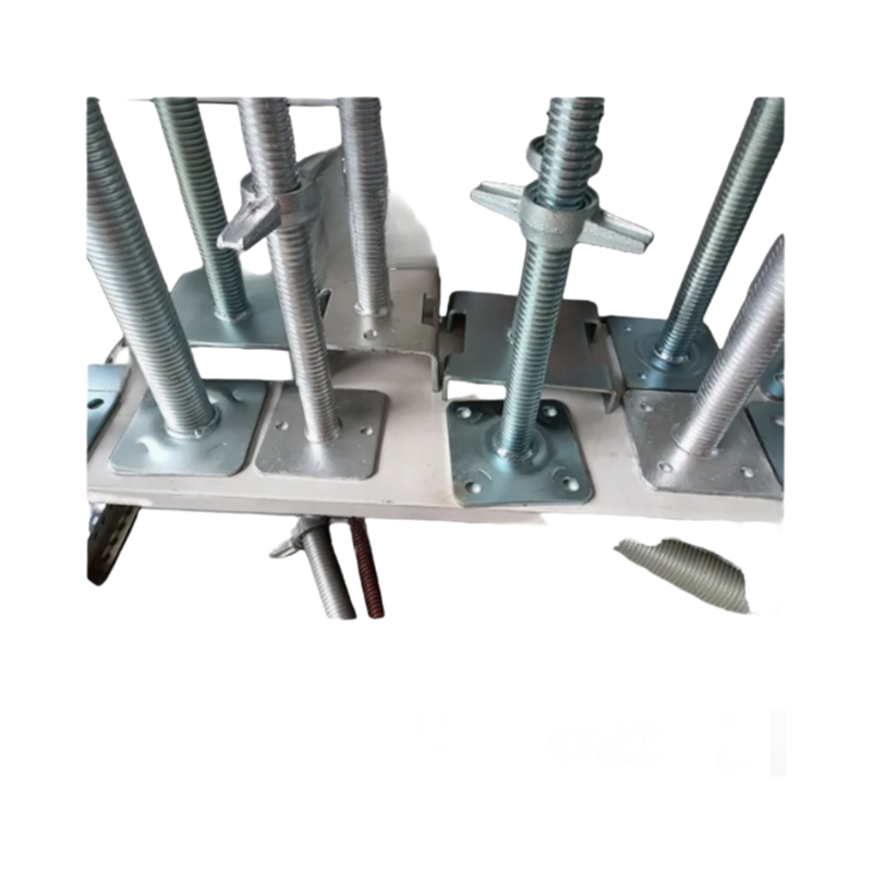 High Strength Adjustable Scaffolding Base Jack for Ringlock & Cuplock Systems - Factory Direct