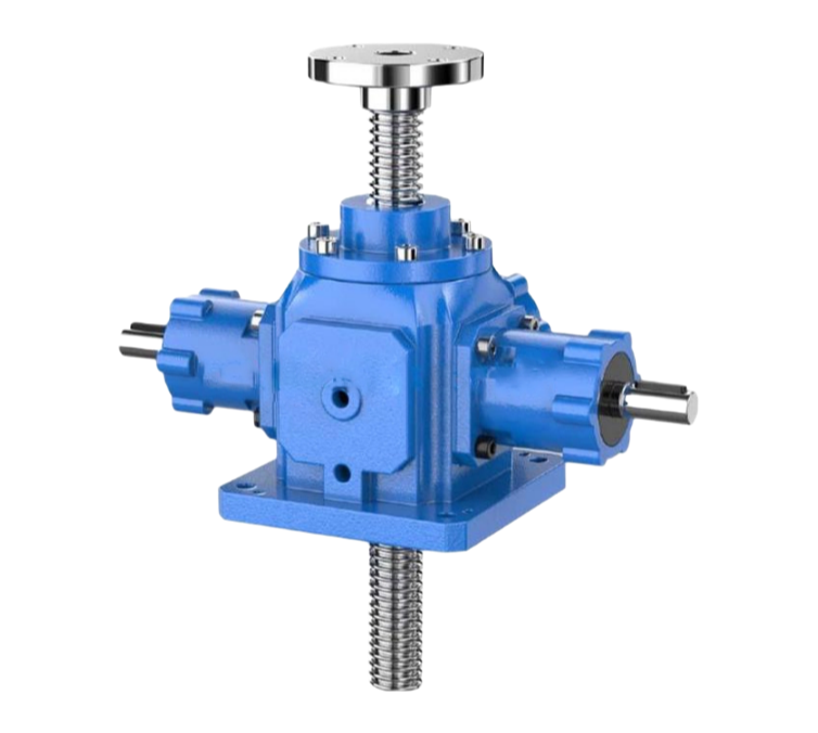 Customized HT250 Cast Iron Bevel Gear Reducer with 20CrMnTi Gear Material for Heavy Duty Use