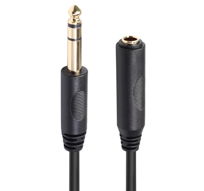 Customizable 6.35mm Male to Female Audio Cable for Sony LG Samsung Blackberry HTC