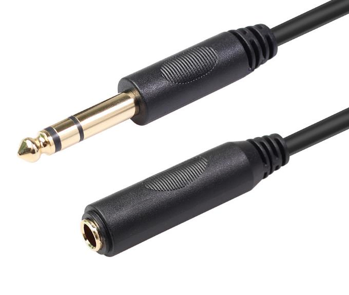 Customizable 6.35mm Male to Female Audio Cable for Sony LG Samsung Blackberry HTC