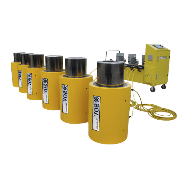High Tonnage Double Acting Hydraulic Cylinder for Bridge Construction and Shipbuilding