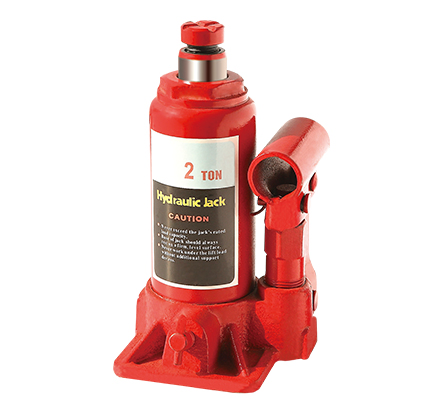 High Capacity 2T Hydraulic Bottle Jack with Adjustable Height for Heavy Duty Lifting
