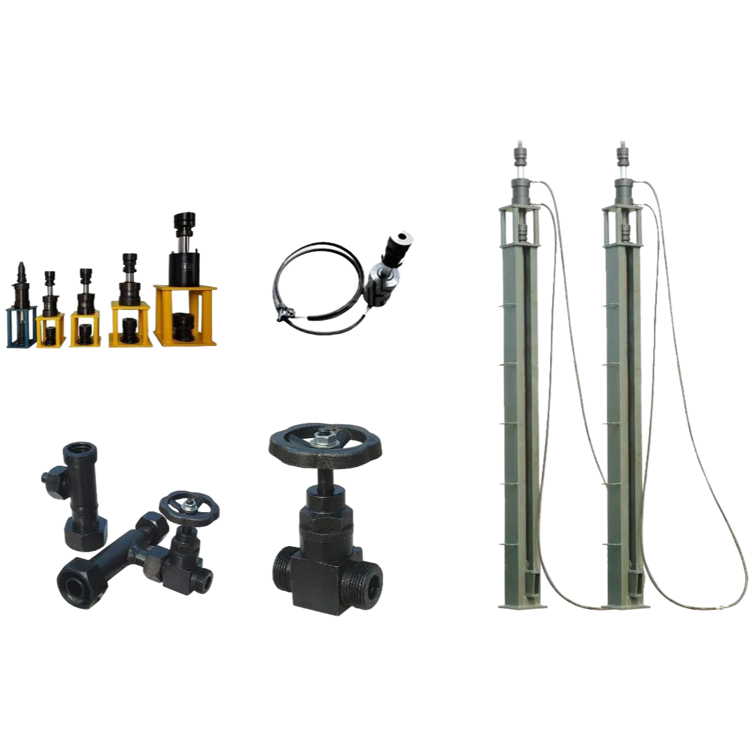 High Capacity Hydraulic Jacking Equipment 120KN Lifting Force for Industrial Tank Installation Projects