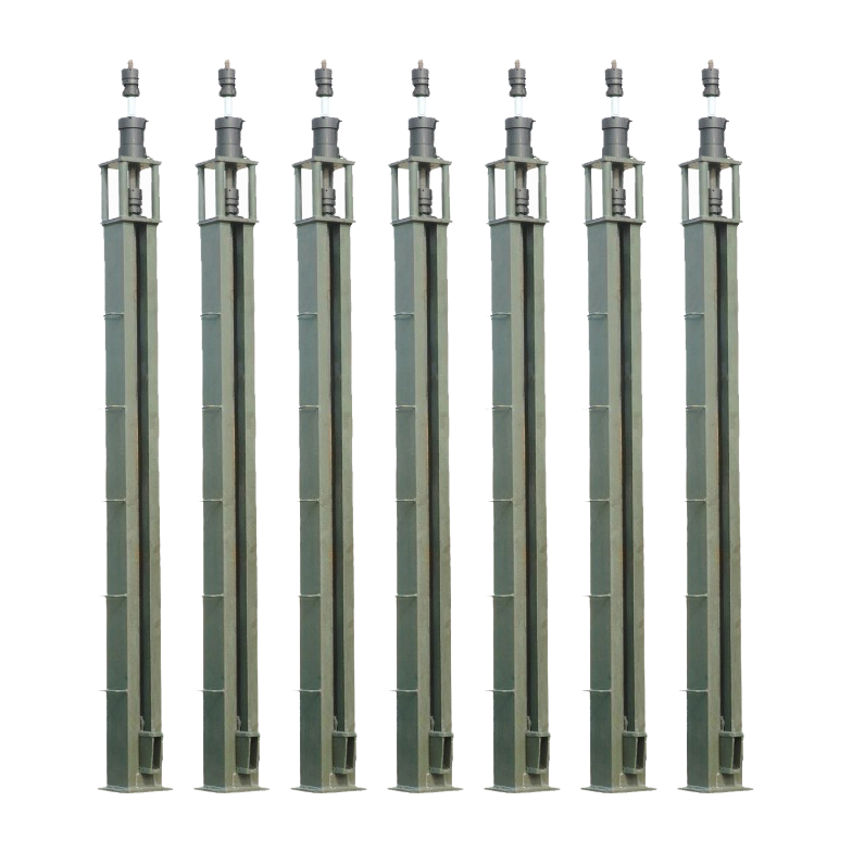 High Capacity Hydraulic Jacking Equipment 120KN Lifting Force for Industrial Tank Installation Projects