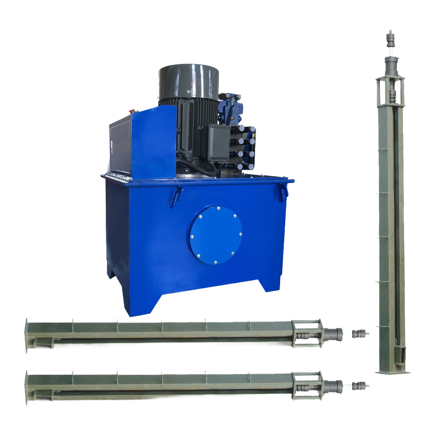 High Capacity Hydraulic Jacking Equipment 120KN Lifting Force for Industrial Tank Installation Projects