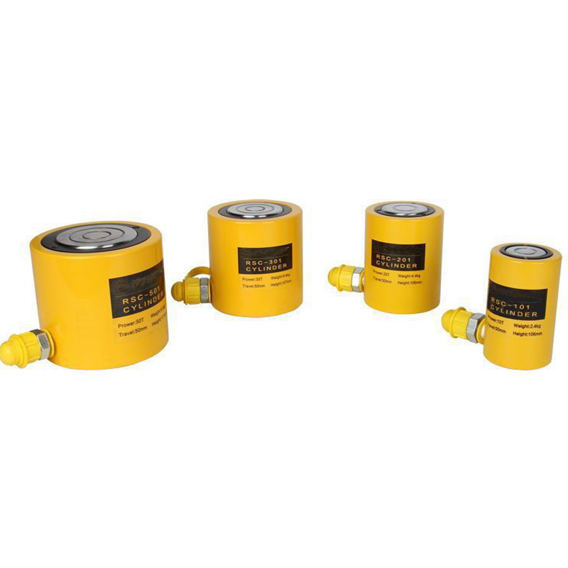 Factory Direct Supply 10-200 Ton Hydraulic Jacks with Spring/Load Return Mechanism