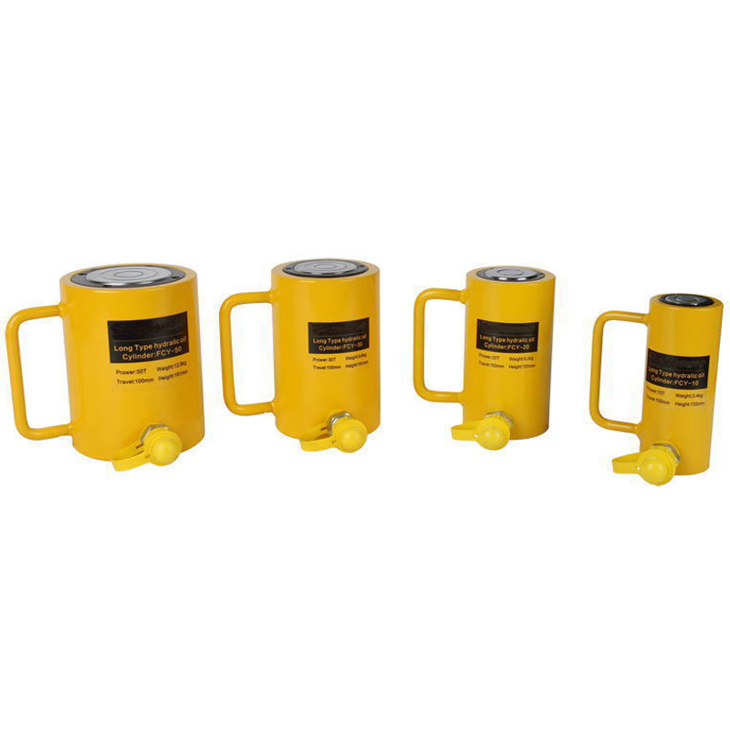 Factory Direct Supply 10-200 Ton Hydraulic Jacks with Spring/Load Return Mechanism